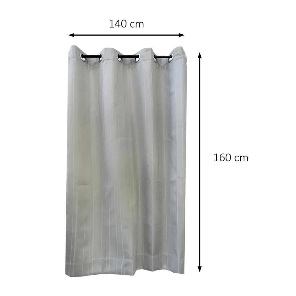 ผ้าม่าน EYELET HOME LIVING STYLE VIERA UV 140x160 ซม. สีเทา