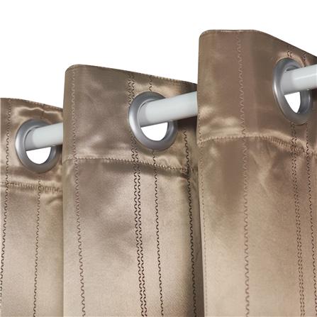 ผ้าม่าน EYELET HOME LIVING STYLE VIERA UV 140x220 ซม. สีน้ำตาล_1