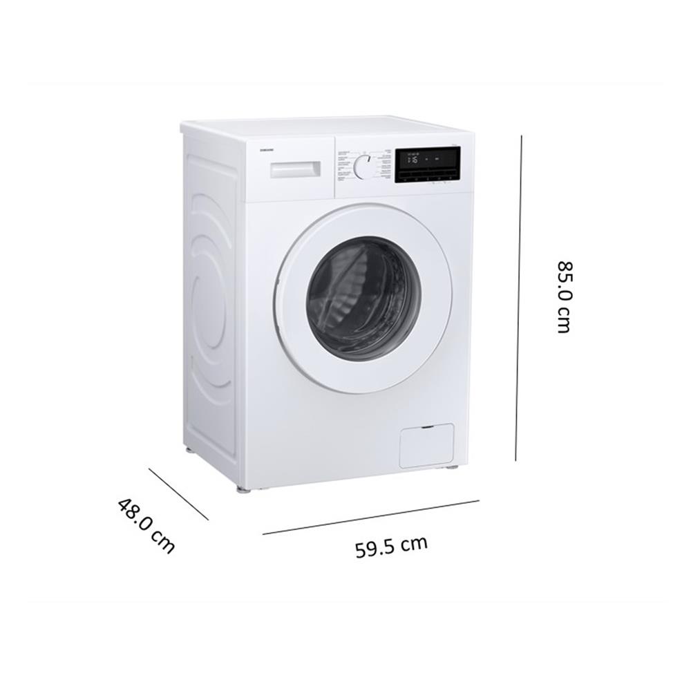 เครื่องซักผ้าฝาหน้า SAMSUNG WW80FG3M05TWST 8 กก. อินเวอร์เตอร์ สีขาว