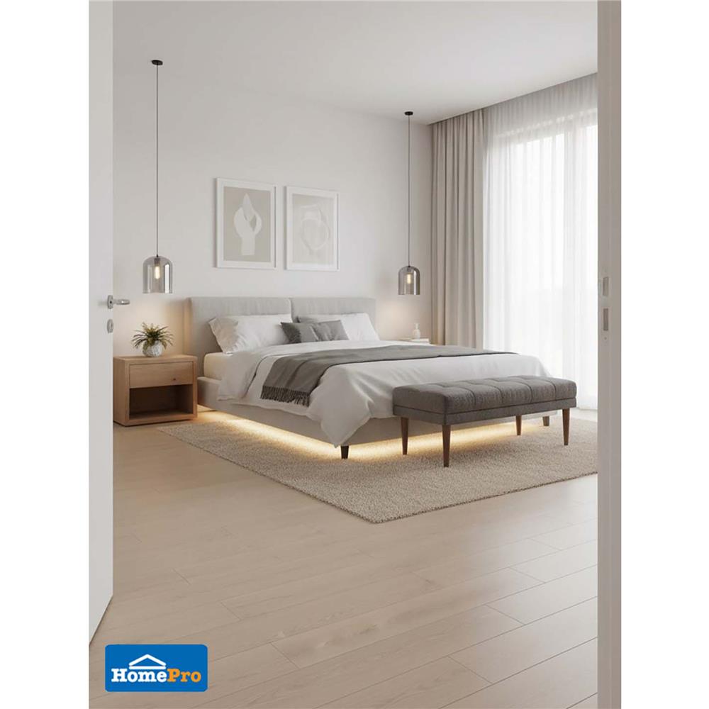 กระเบื้องยางหลังกาว 22.8x121.9 ซม. TARA ฮันนี่ โอ๊ค