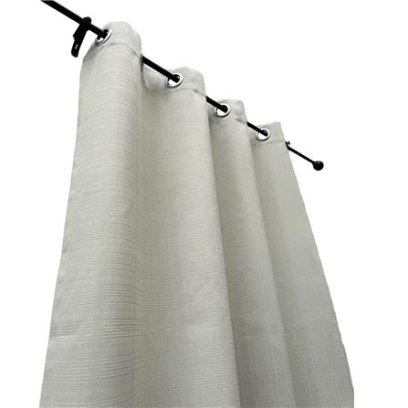 ผ้าม่าน EYELET HOME LIVING STYLE TARTAN UV 140x220 ซม. สีครีม_1