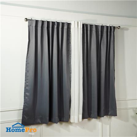 ผ้าม่านซ่อนหู HOME LIVING STYLE LUKAS UV 130x160 ซม. สีเทา_3