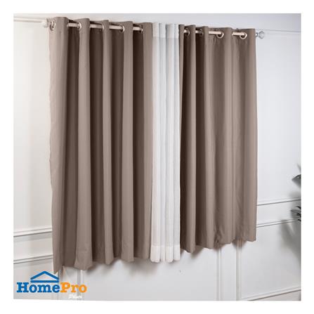 ผ้าม่าน EYELET HOME LIVING STYLE TADEO UV 160x160 ซม. สีน้ำตาล_3