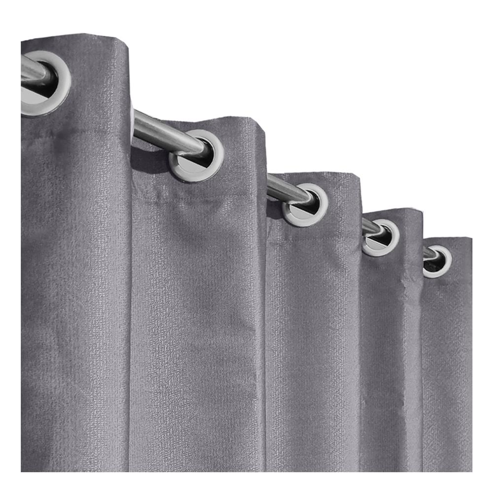 ผ้าม่าน EYELET HOME LIVING STYLE TADEO UV 270x220 ซม. สีเทา