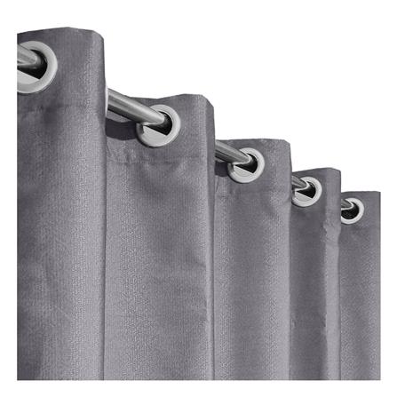 ผ้าม่าน EYELET HOME LIVING STYLE TADEO UV 270x220 ซม. สีเทา_1