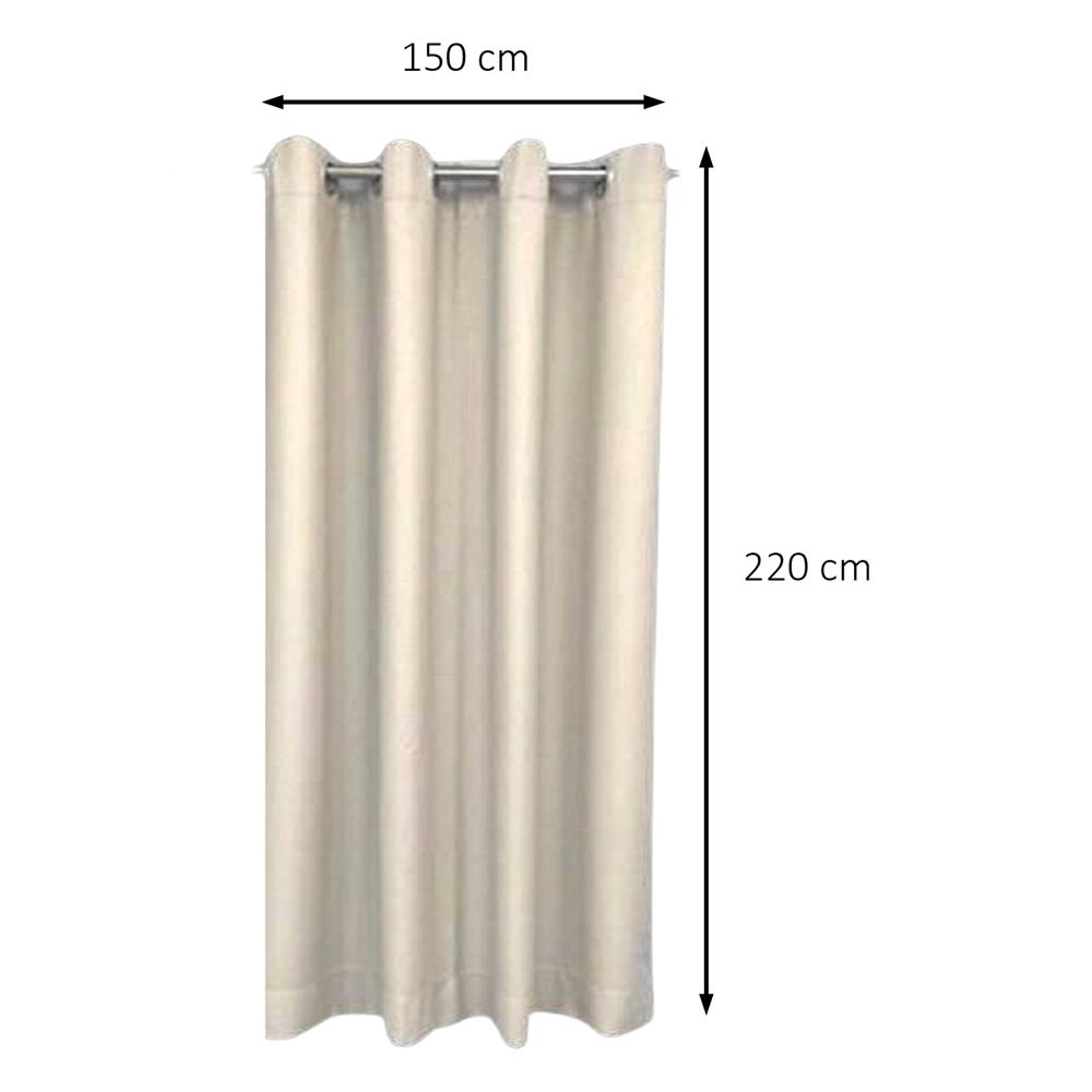 ผ้าม่าน EYELET HOME LIVING STYLE GROVE UV 150x220 ซม. สีครีม