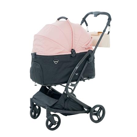 รถเข็นสัตว์เลี้ยง DR.CHOICE สีดำ-ชมพู_0