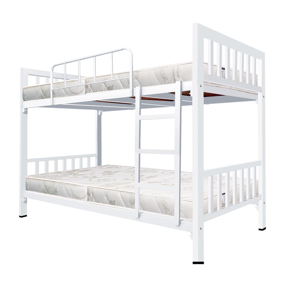 เตียง 2 ชั้น THAIBULL SST2F-TNR4-105 สีขาว/เบาะสีครีม