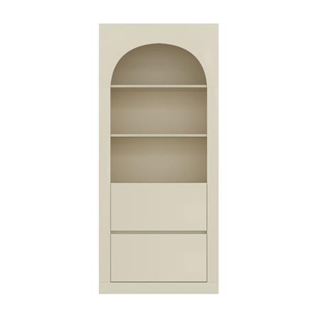 ตู้สูง บานผสม KONCEPT BLANCA 19241047 80 ซม. สีครีม_2