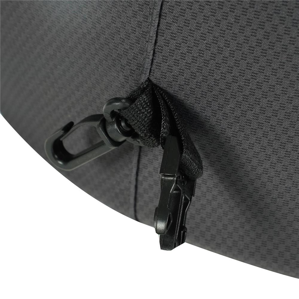 หมอนรองคอ HOME LIVING STYLE ROUTE-H 10x9.5 นิ้ว สีดำ