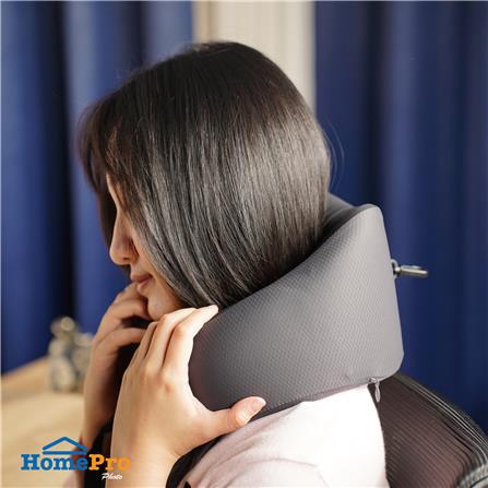 หมอนรองคอ HOME LIVING STYLE ROUTE-H 10x9.5 นิ้ว สีดำ_6