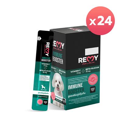 ขนมสุนัข REMY TUNA MOUSSE PLUS BETAGLUCAN VITAMIN C สูตรเสริมภูมิคุ้มกัน (24 ซอง)_0