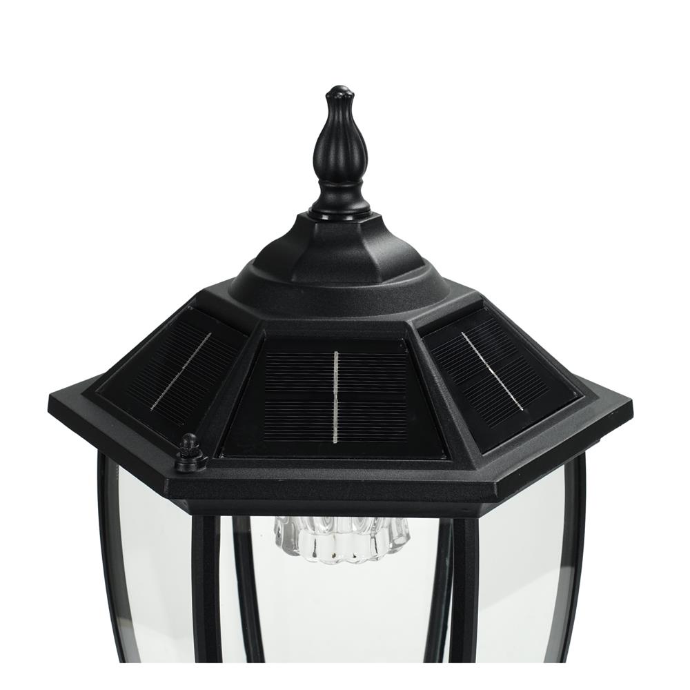 ไฟหัวเสา SOLAR CARINI 1602FL 3 วัตต์ DAYLIGHT/COOL WHITE/WARM WHITE สีดำ