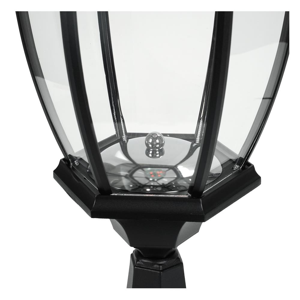 ไฟหัวเสา SOLAR CARINI 1602FL 3 วัตต์ DAYLIGHT/COOL WHITE/WARM WHITE สีดำ