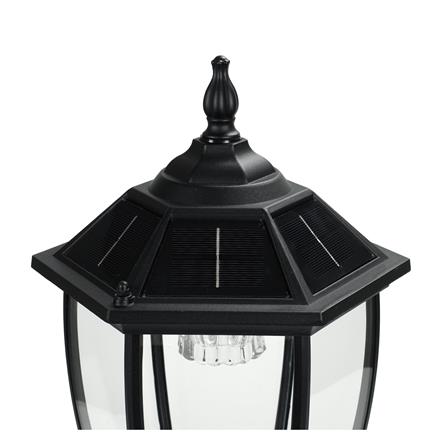 ไฟหัวเสา SOLAR CARINI 1602FL 3 วัตต์ DAYLIGHT/COOL WHITE/WARM WHITE สีดำ_1