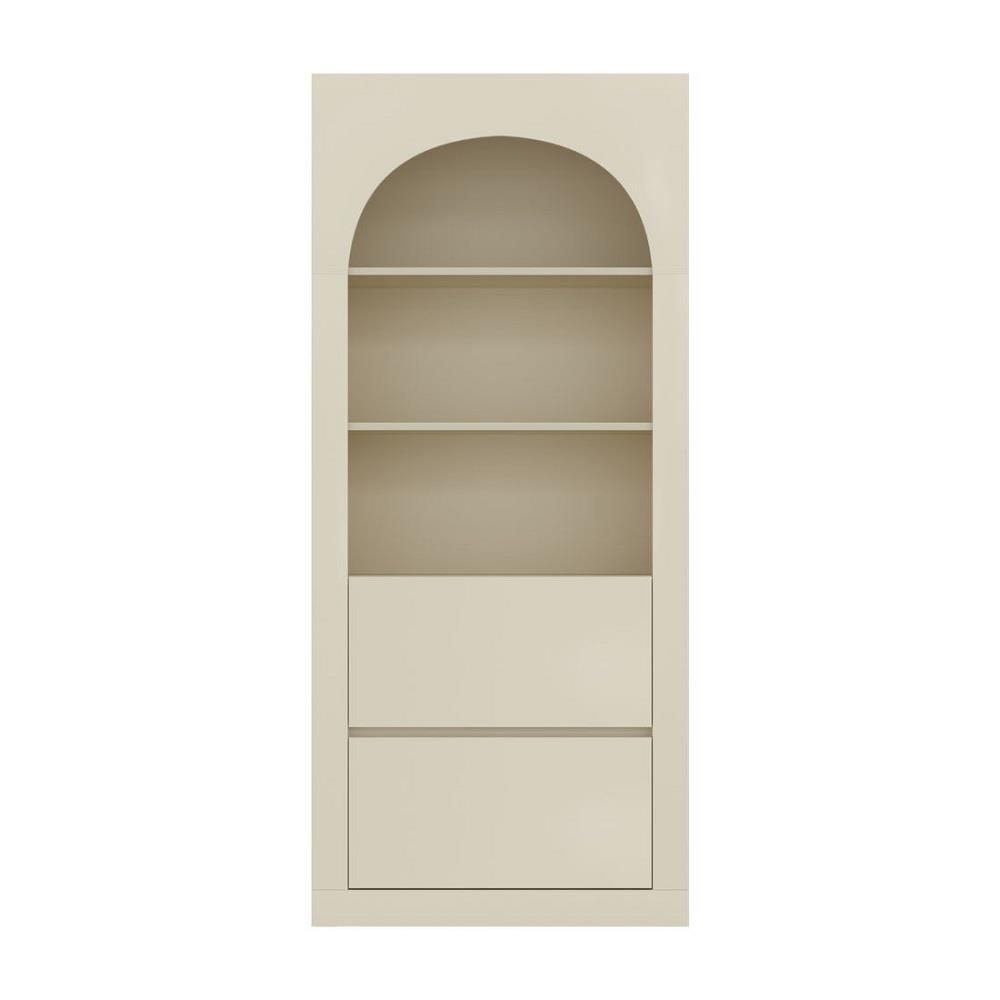 ตู้สูง บานผสม KONCEPT BLANCA 59063354 160 ซม. สีครีม