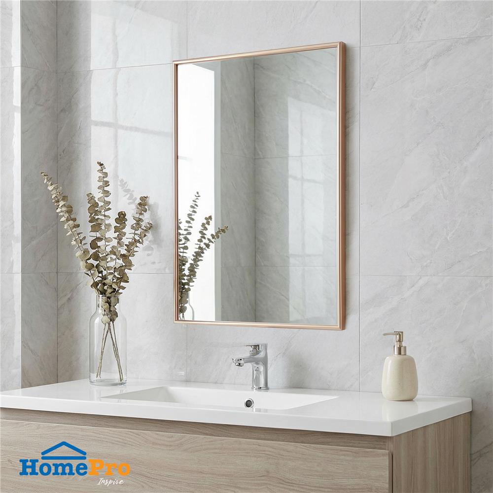 กระจกเงาตกแต่ง MOYA FM28-RG 60x80 ซม.