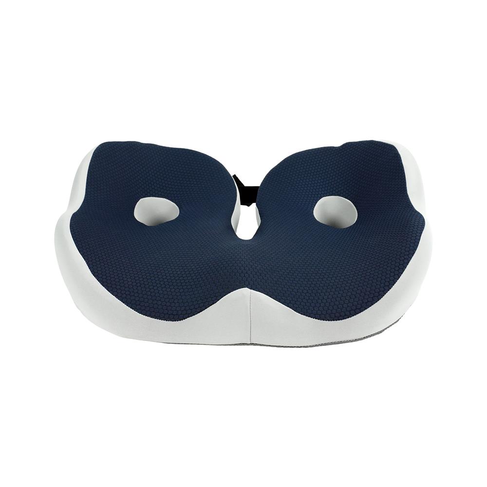 เบาะรองนั่ง HOME LIVING STYLE CLEO-H 18.5x15 นิ้ว สีน้ำเงิน/เทา