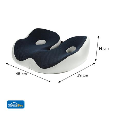 เบาะรองนั่ง HOME LIVING STYLE CLEO-H 18.5x15 นิ้ว สีน้ำเงิน/เทา_7