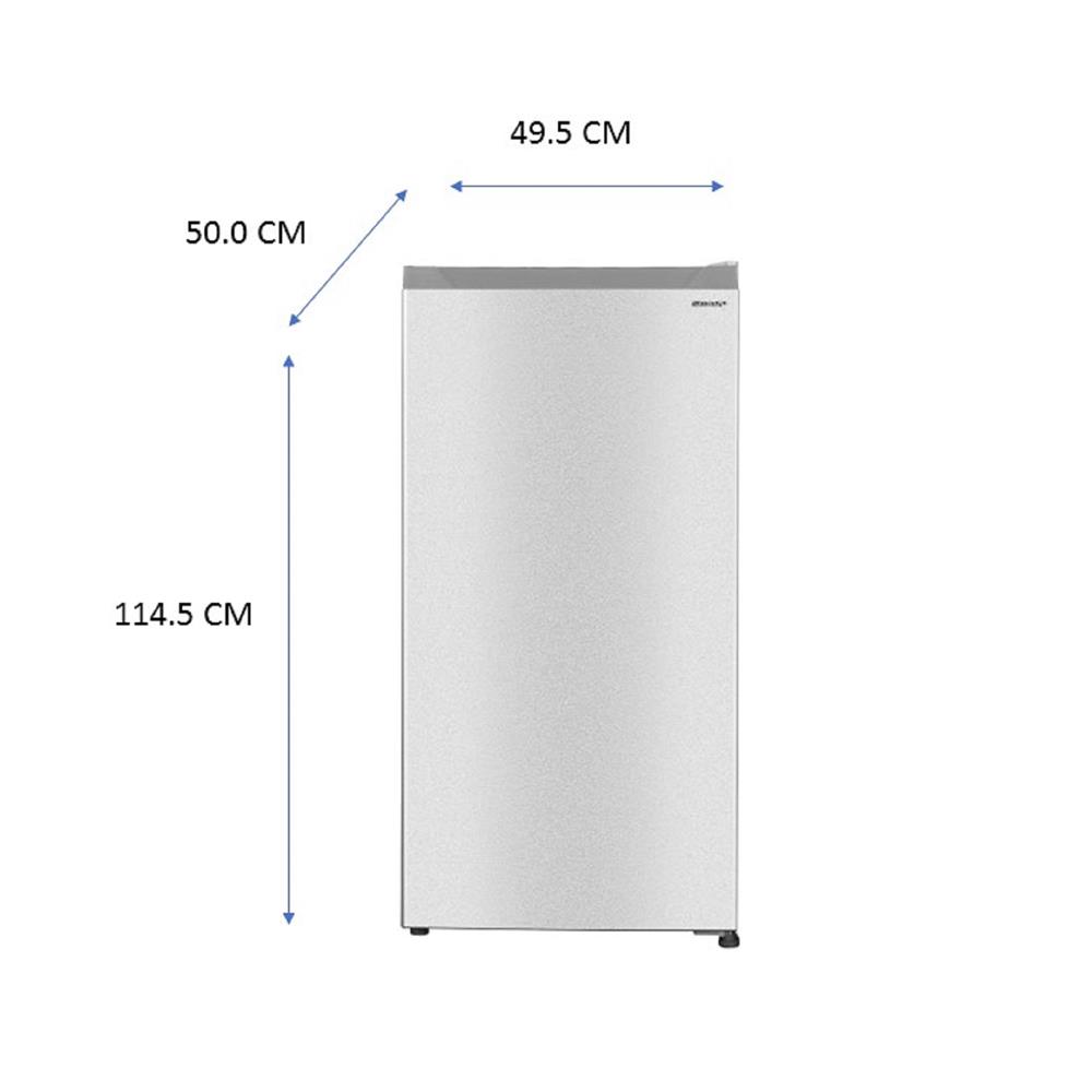 ตู้เย็น 1 ประตู SHARP SJ-S150XT-SL 5.4 คิว สีเงิน
