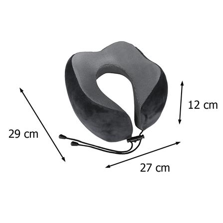 หมอนรองคอ HOME LIVING STYLE ROSSELL-H 11x10.5 นิ้ว สีดำ_8