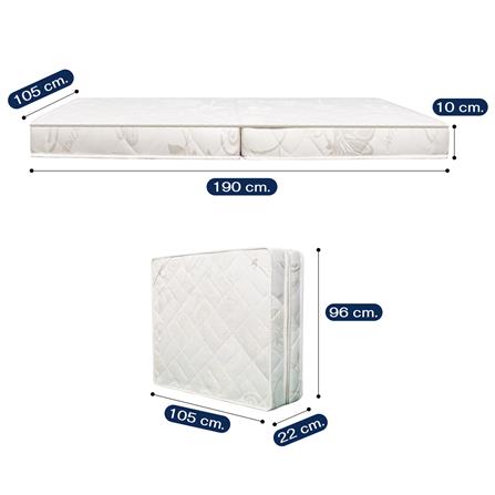 เตียง 2 ชั้น THAIBULL SST2F-TNR4-105 สีน้ำตาล/เบาะสีครีม_16