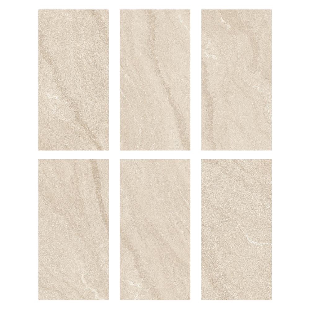 กระเบื้องพื้นพอร์ซเลน 60x120 ซม. COTTO X-เอเธอร์ เบจ PM 1.44 ตร.ม.