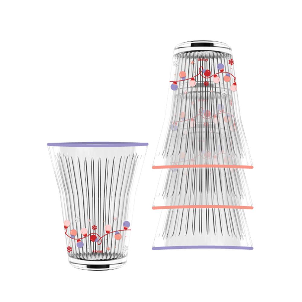 ชุดแก้วน้ำ 300 มล. OCEAN GLASS RIBBON (แพ็ก 4 ใบ)