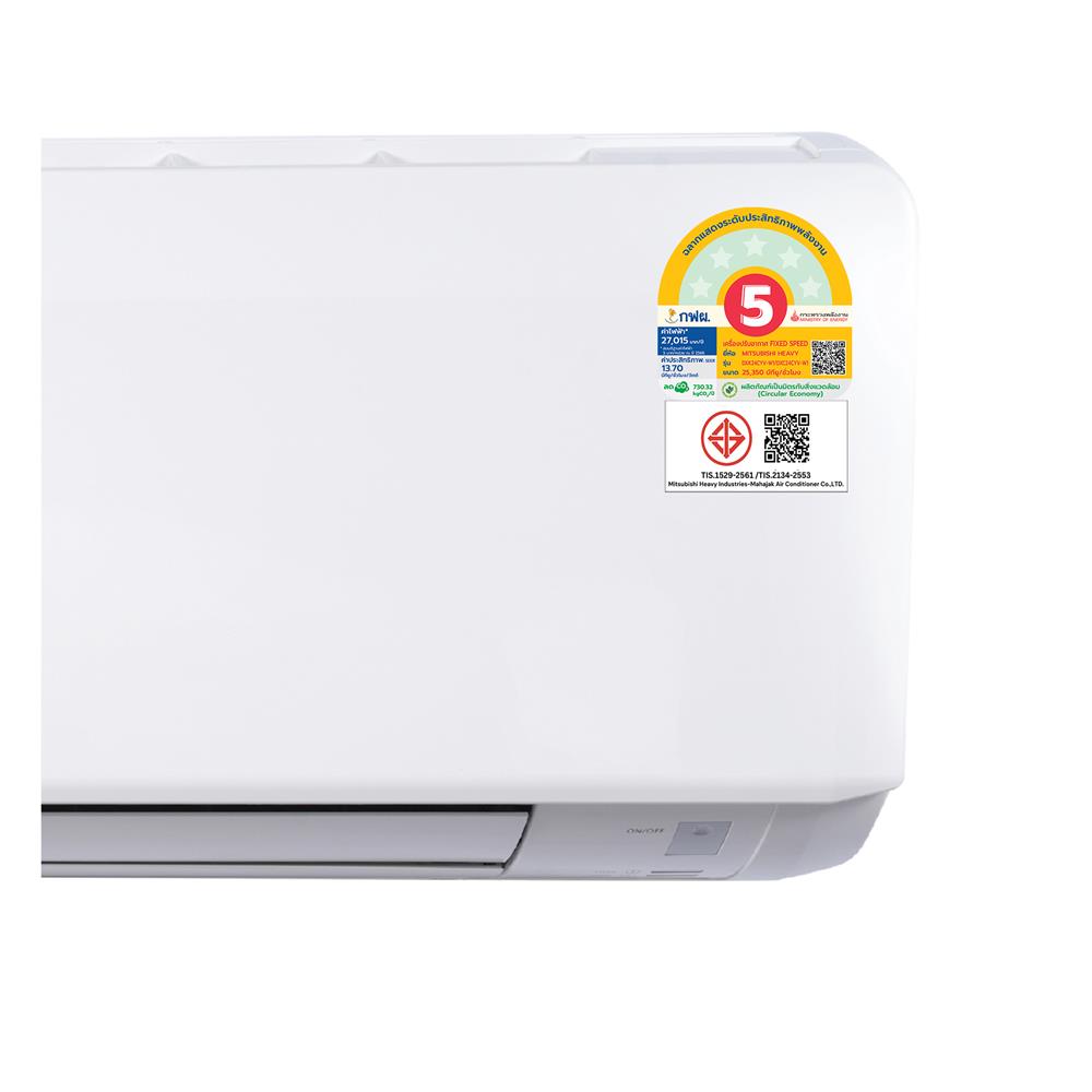 แอร์ผนัง MITSUBISHI HEAVY DUTY DXK24CYV-W1 25350 บีทียู