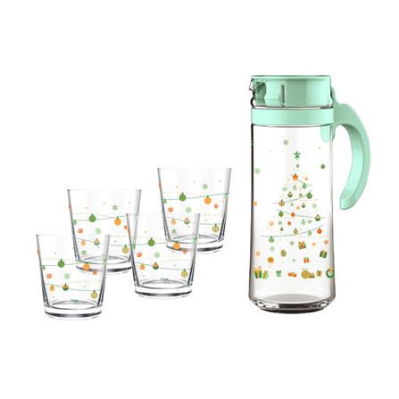 ชุดแก้วน้ำ 300 มล. และเหยือก 1.265 ลิตร OCEAN GLASS GINGERBREAD_0