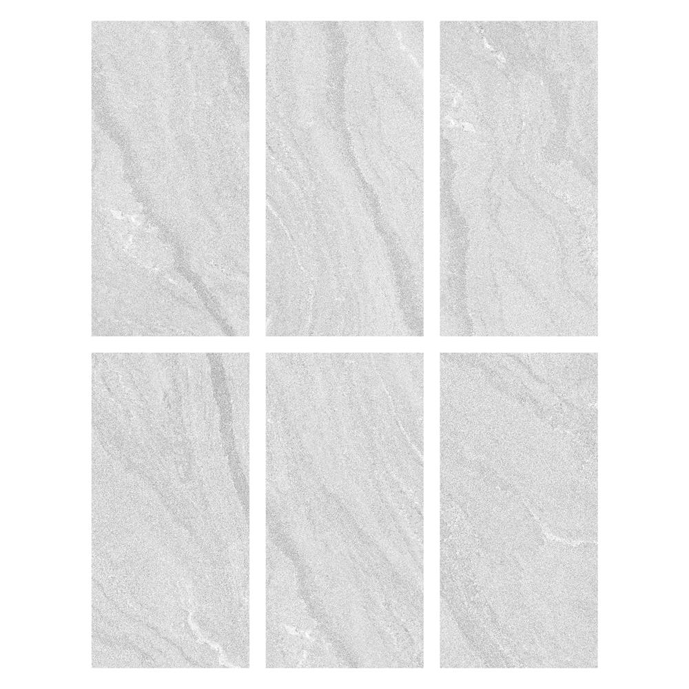 กระเบื้องพื้นพอร์ซเลน 60x120 ซม. COTTO X-เอเธอร์ เทาอ่อน PM 1.44 ตร.ม.