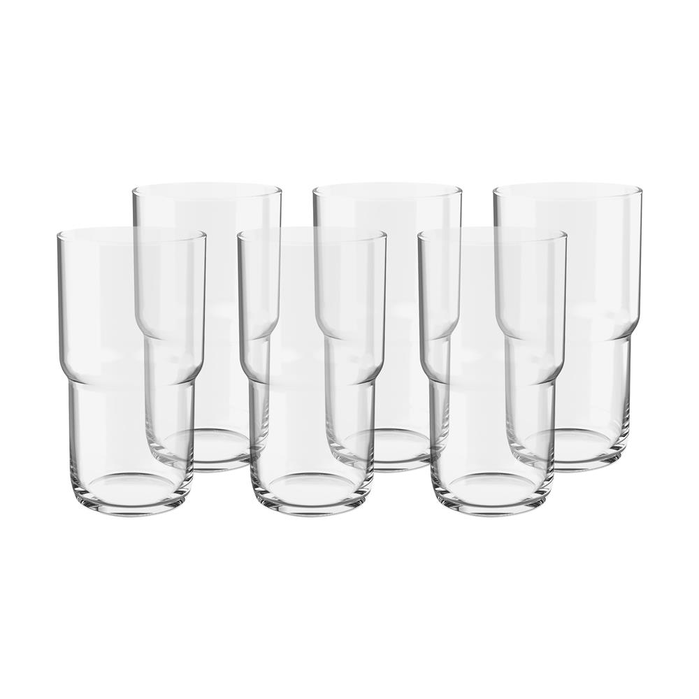 แก้วน้ำ 630 มล. OCEAN GLASS MODULAR (แพ็ก 6 ใบ)