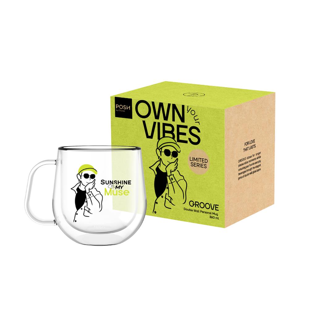 แก้วหู 360 มล. POSH GROOVE MUG MUSE