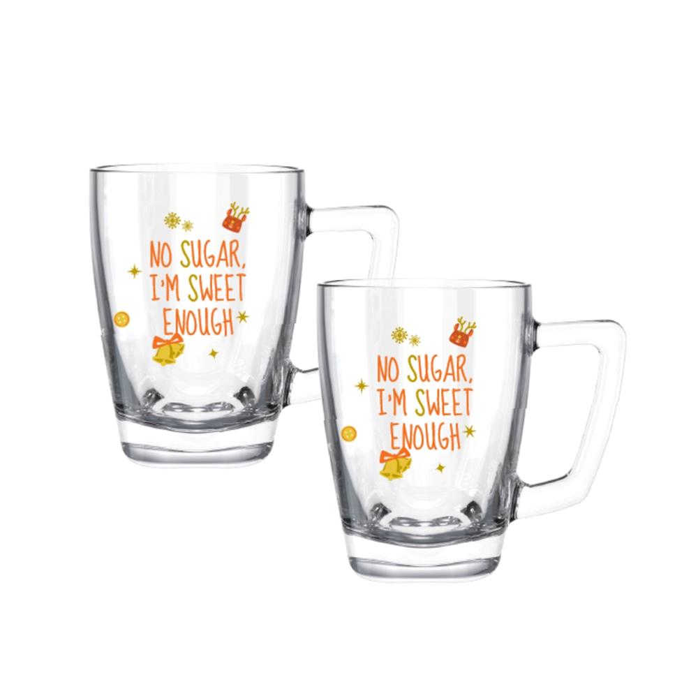 แก้วหู 320 มล. OCEAN GLASS JINGLE MUG (แพ็ก 2 ใบ)