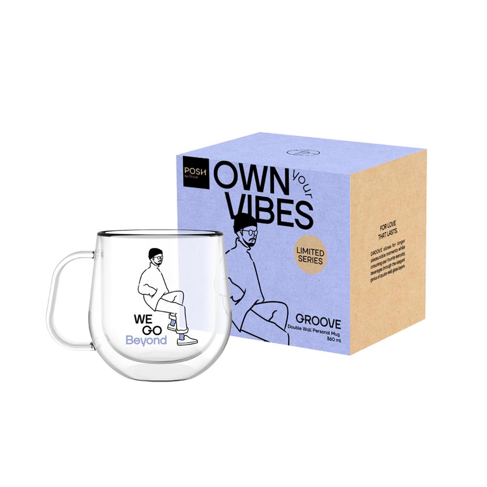 แก้วหู 360 มล. POSH GROOVE MUG BEYOND