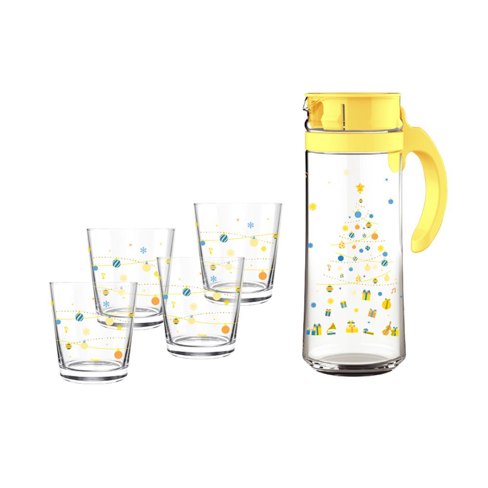 ชุดแก้วน้ำ 300 มล. และเหยือก 1.265 ลิตร OCEAN GLASS JINGLE