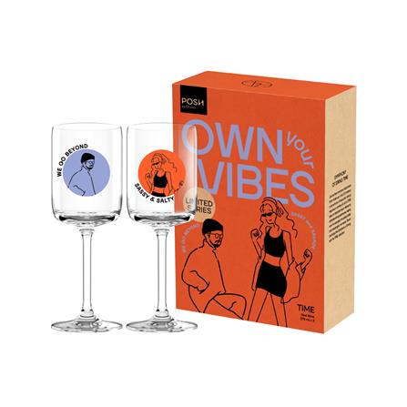 แก้วไวน์ 275 มล. POSH SASSY & BEYOND (แพ็ก 2 ใบ)_1