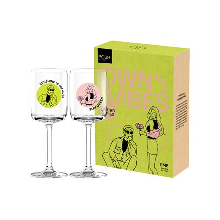 แก้วไวน์ 275 มล. POSH SLAY QUEEN & MUSE (แพ็ก 2 ใบ)_1