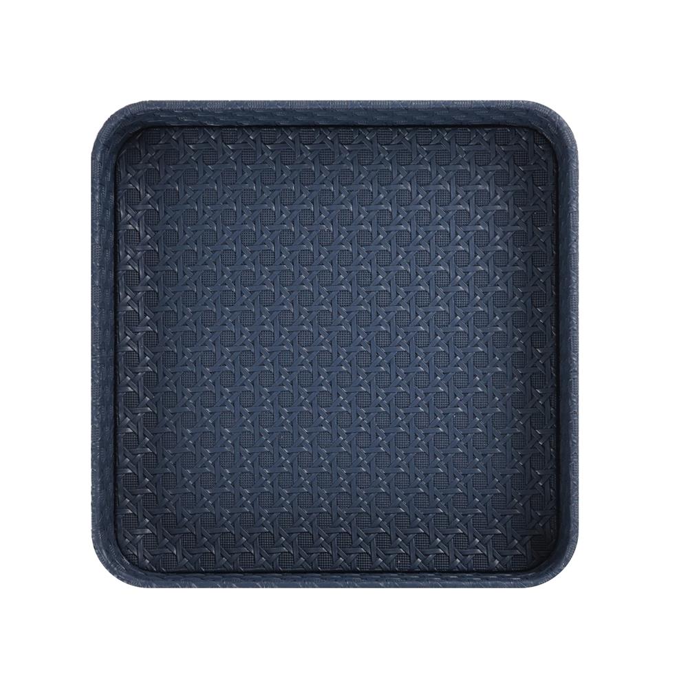 ถาด PVC KECH PETRA 23x23x4 ซม. สีน้ำเงิน