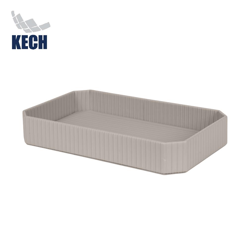 ถาด PVC KECH ARRAY 27x16x4 ซม. สีเทา