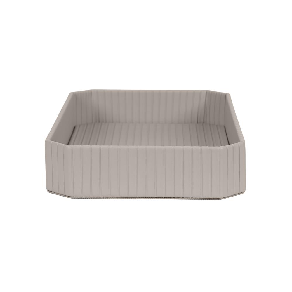 ถาด PVC KECH ARRAY 27x16x4 ซม. สีเทา