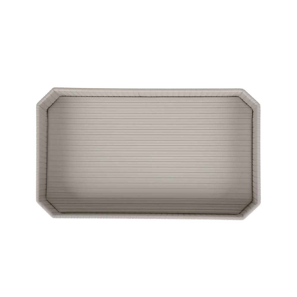 ถาด PVC KECH ARRAY 27x16x4 ซม. สีเทา