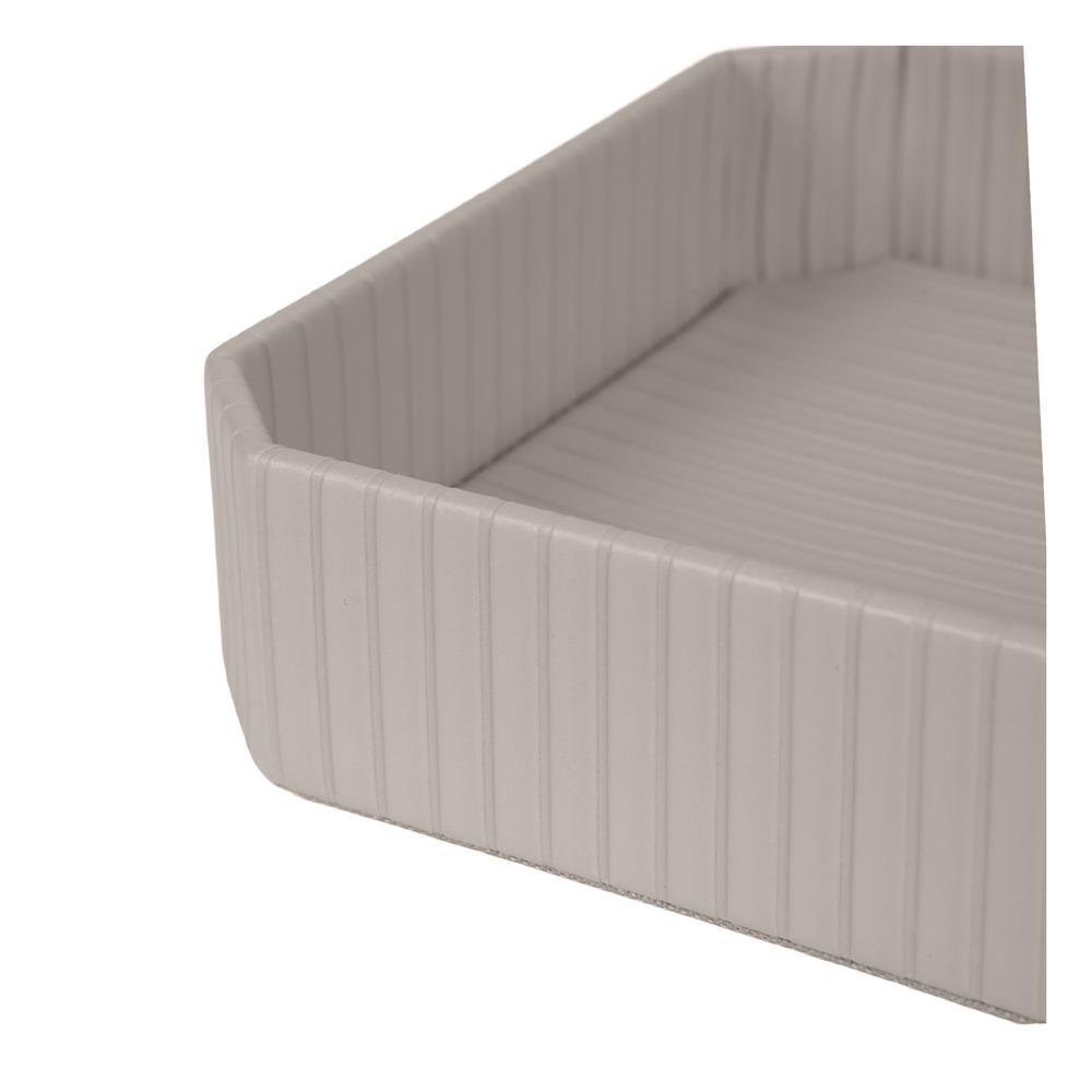 ถาด PVC KECH ARRAY 27x16x4 ซม. สีเทา