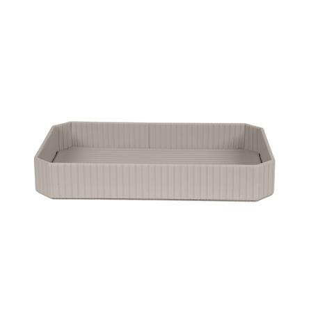 ถาด PVC KECH ARRAY 27x16x4 ซม. สีเทา_1