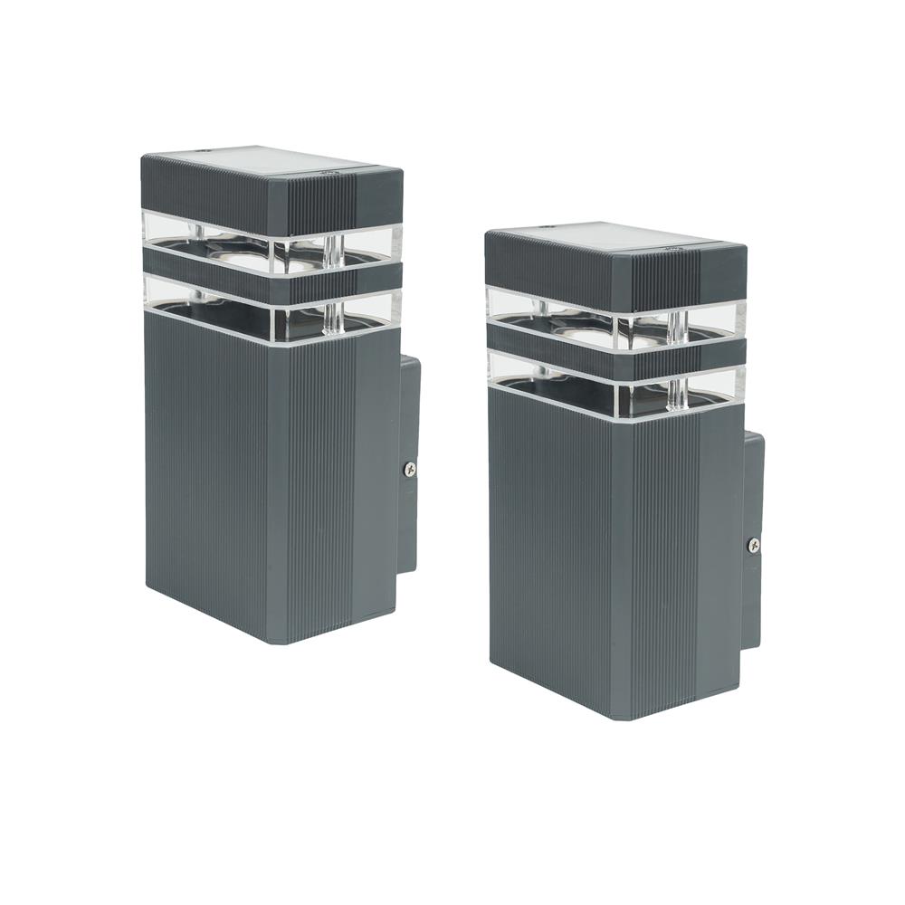 ไฟกิ่งภายนอก CARINI HK-B2029 สีเทา (แพ็ก 2 ชิ้น)