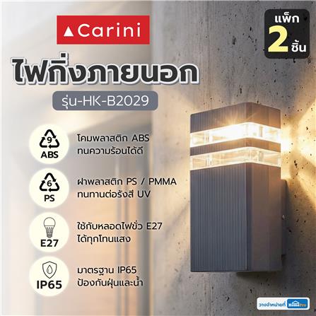 ไฟกิ่งภายนอก CARINI HK-B2029 สีเทา (แพ็ก 2 ชิ้น)_7