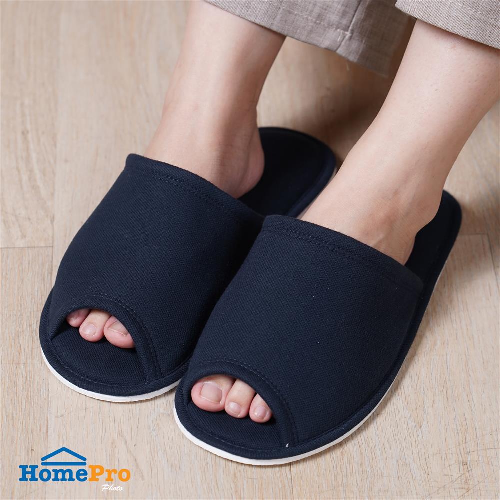 รองเท้าสลิปเปอร์ HOME LIVING STYLE KOBI SIZE L สีกรมท่า