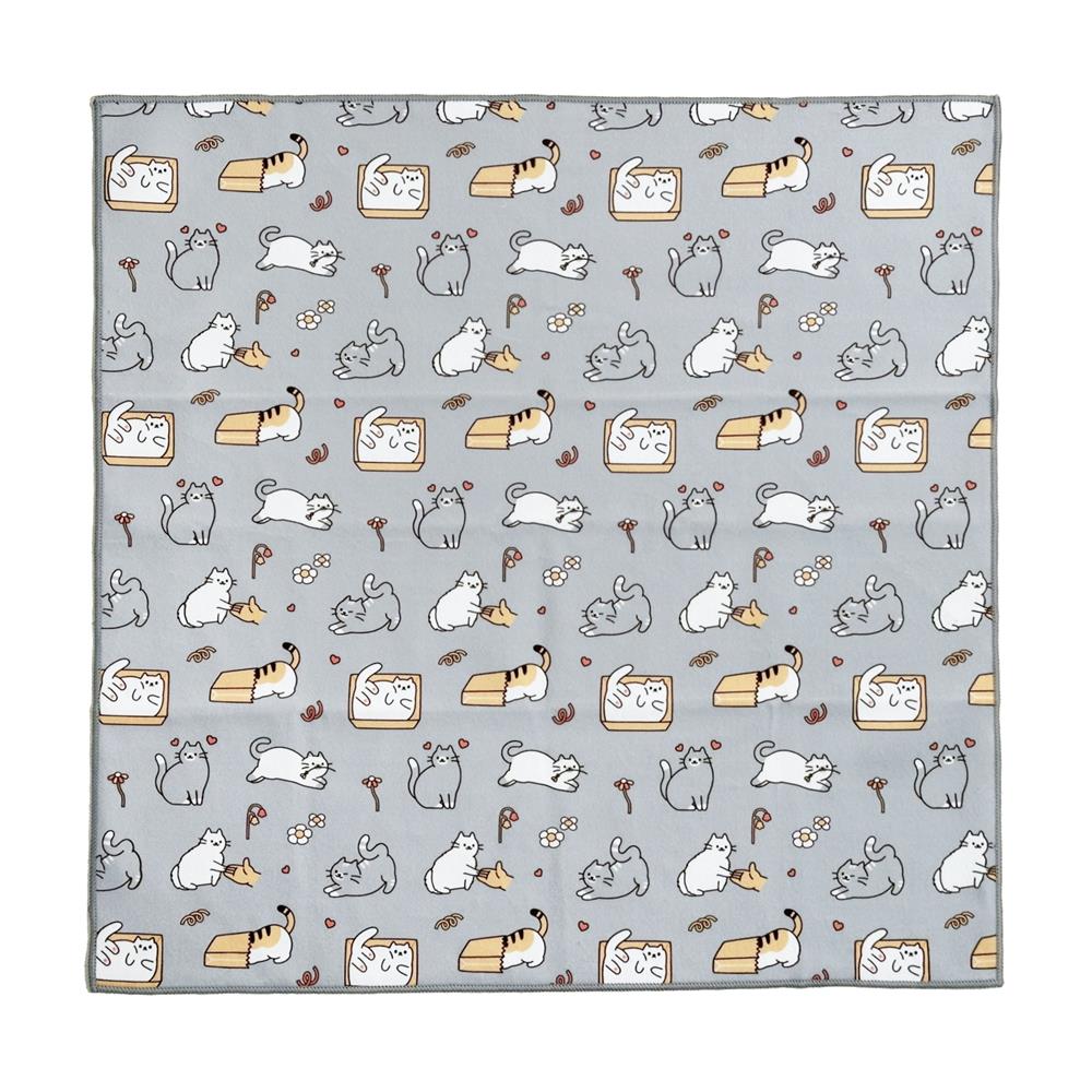 ผ้าอเนกประสงค์ SNAZZ MAGIC CAT 55x55 ซม. สีเทา