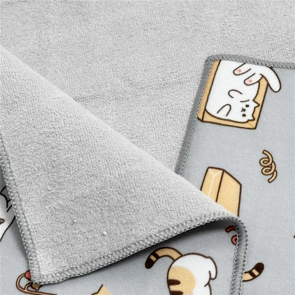 ผ้าอเนกประสงค์ SNAZZ MAGIC CAT 55x55 ซม. สีเทา