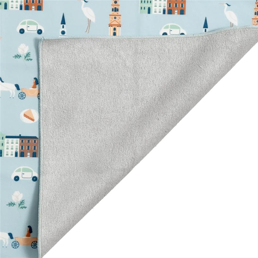 ผ้าอเนกประสงค์ SNAZZ MAGIC CITY 55x55 ซม. สีฟ้า